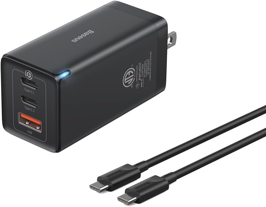 Baseus 65W 3-Port GaN Charger